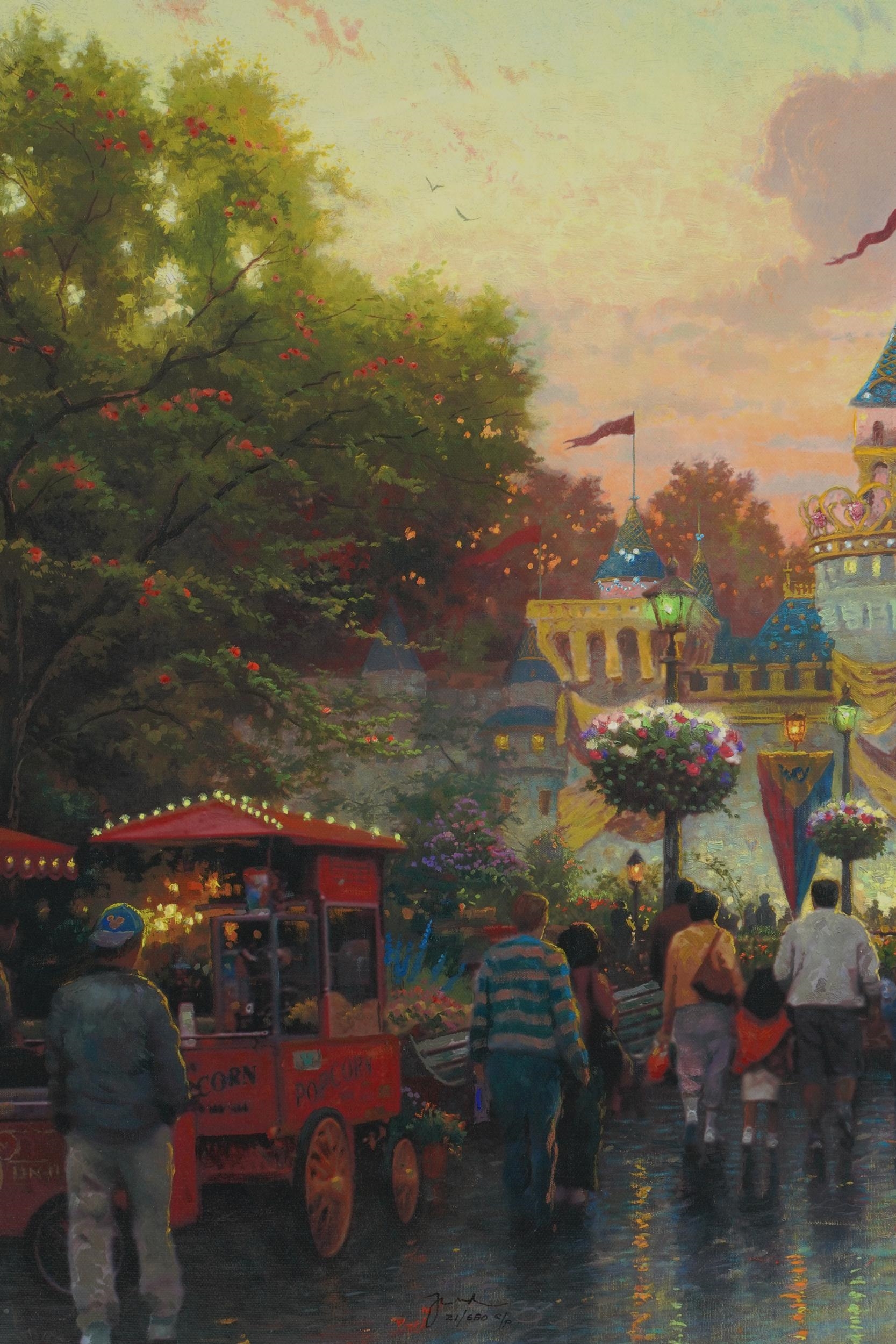 Thomas Kinkade Disney Paintings – Disney Art On Main Street