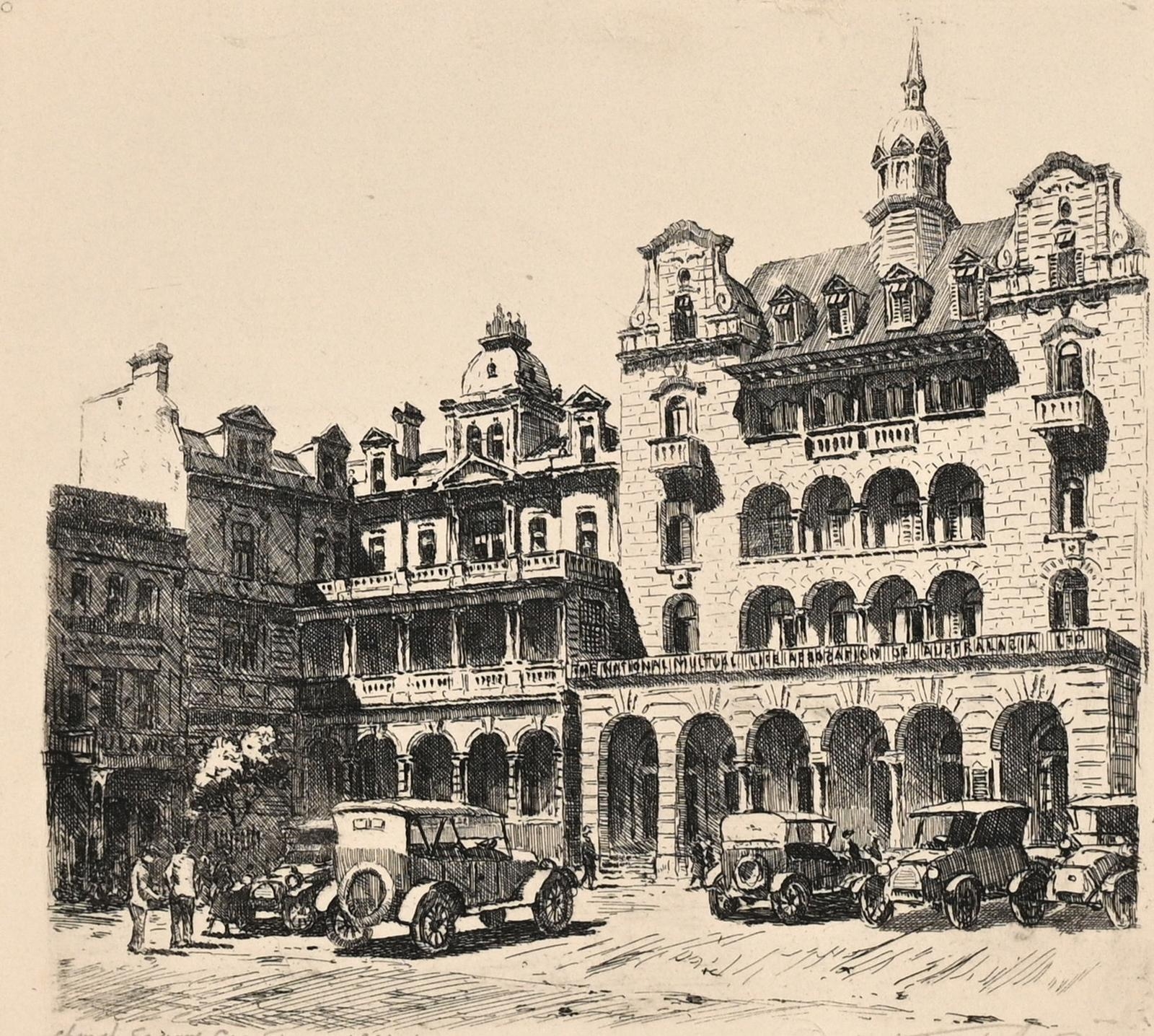 Tinus‏ de Jongh Church Square, Cape Town (1924) MutualArt