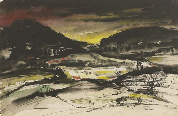 Hilly landscape by Paul Earee