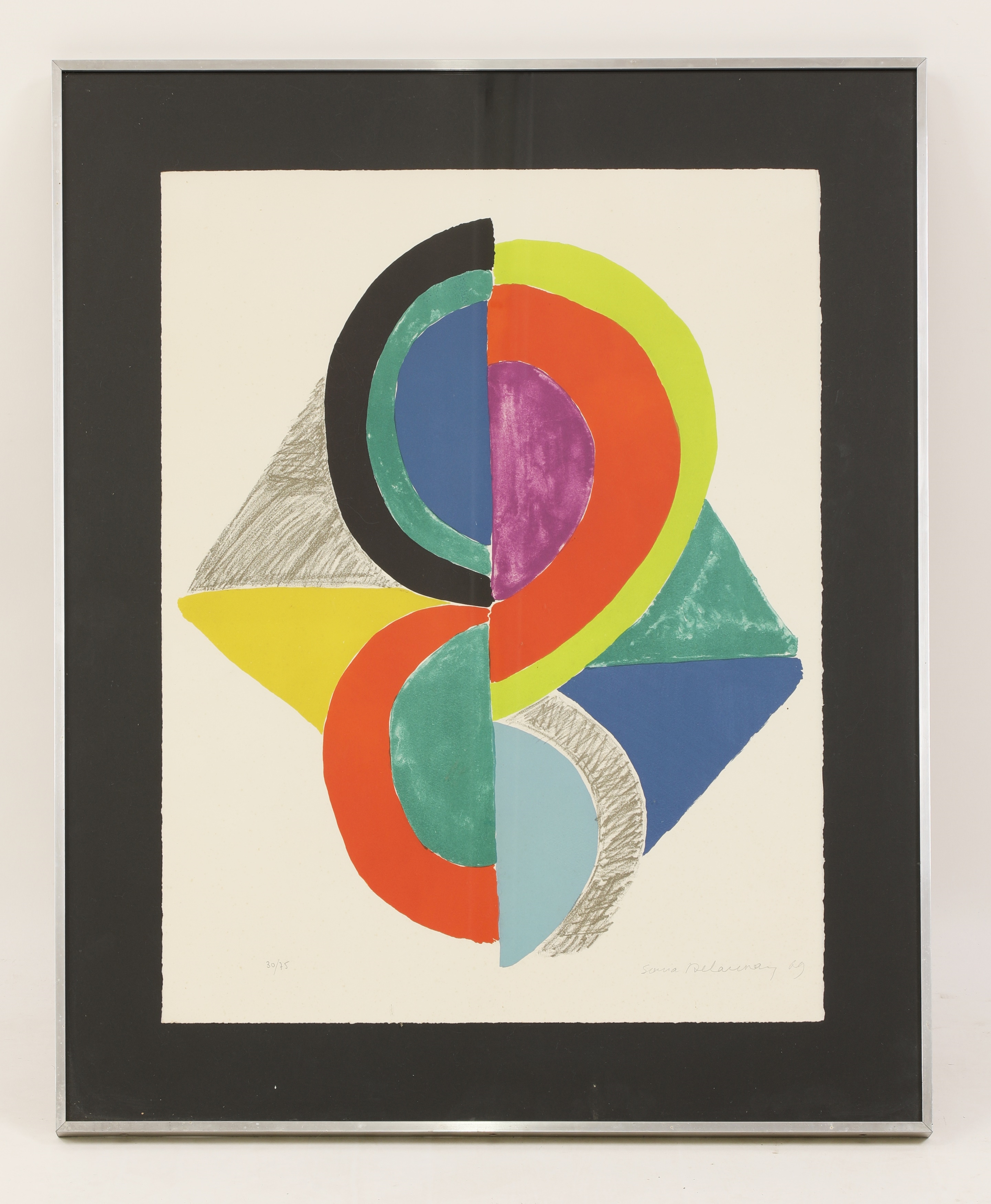 Artwork by Sonia Delaunay, Losange, Made of lithograph in colours