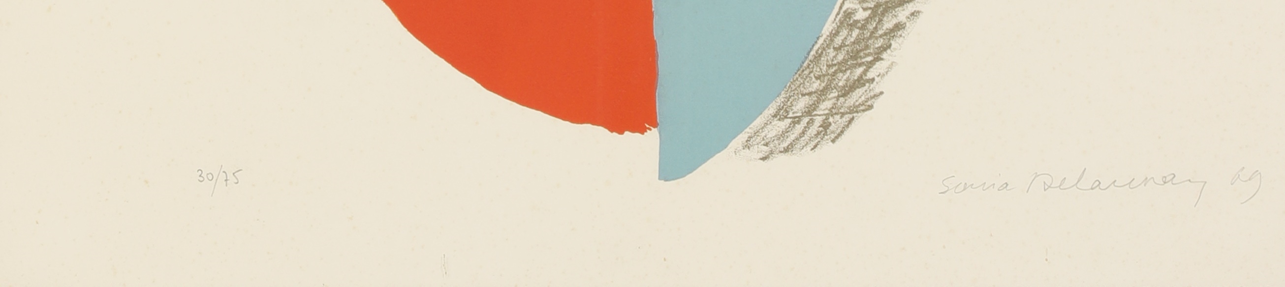 Artwork by Sonia Delaunay, Losange, Made of lithograph in colours