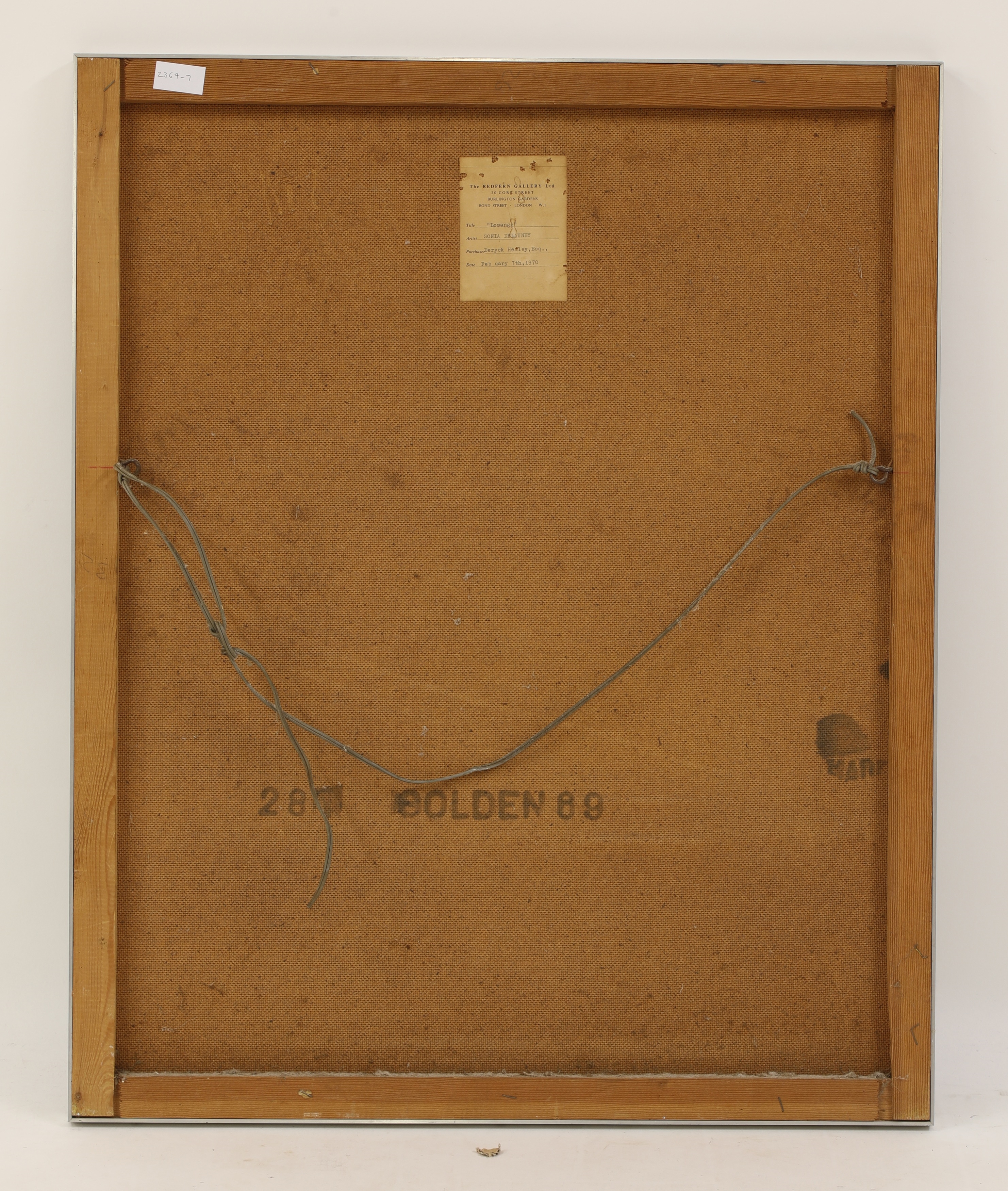 Artwork by Sonia Delaunay, Losange, Made of lithograph in colours