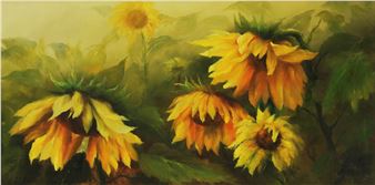 Sunflowers - Nikolay Mamontov