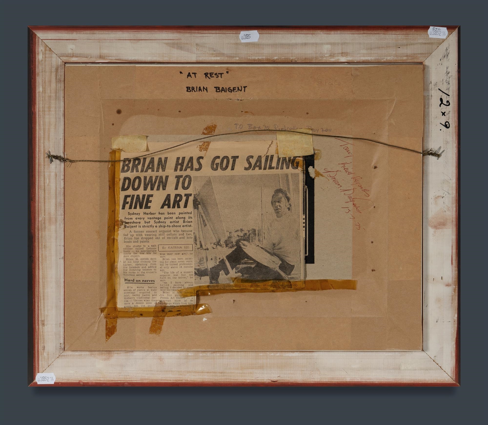 Brian Baigent | At Rest (1975) | MutualArt