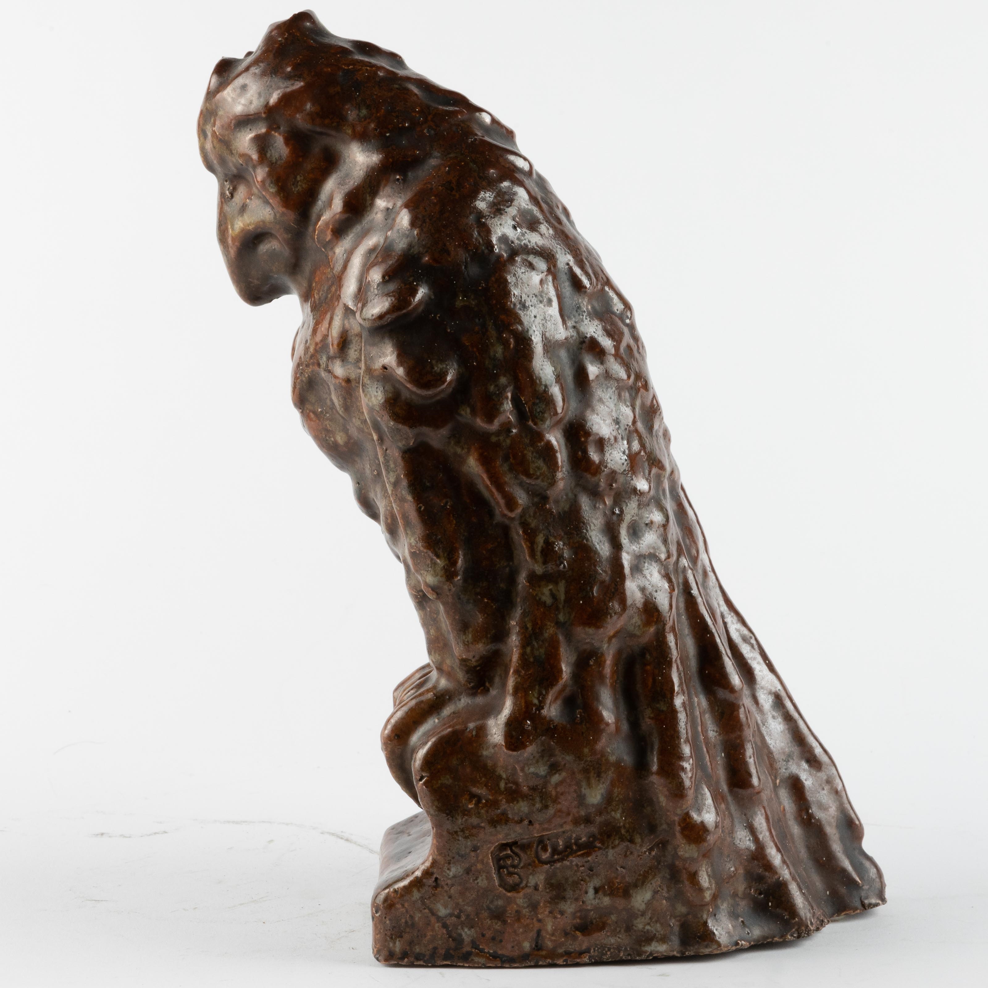 Artwork by Arthur Craco, Parrot, Made of Terracotta