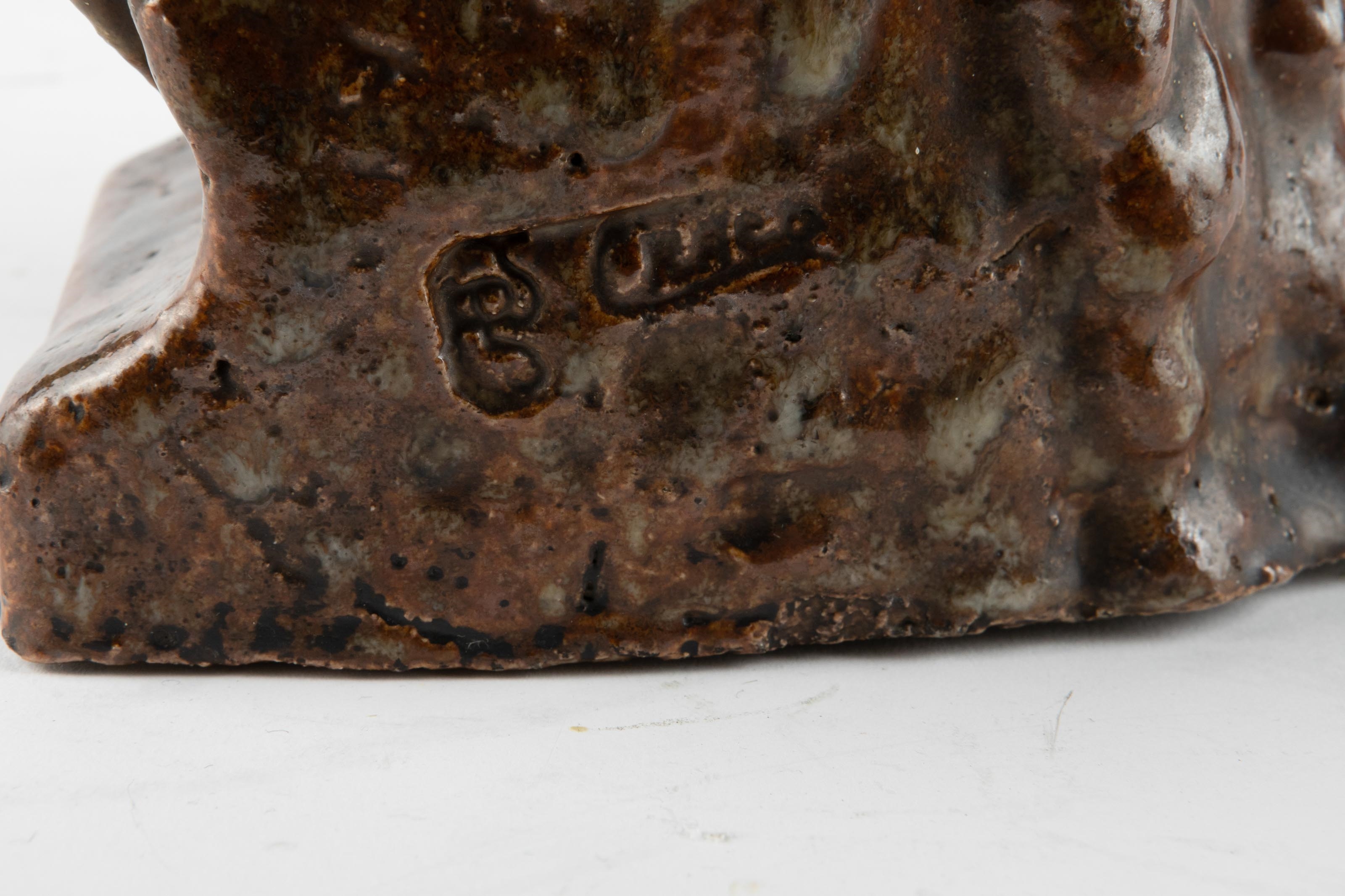 Artwork by Arthur Craco, Parrot, Made of Terracotta