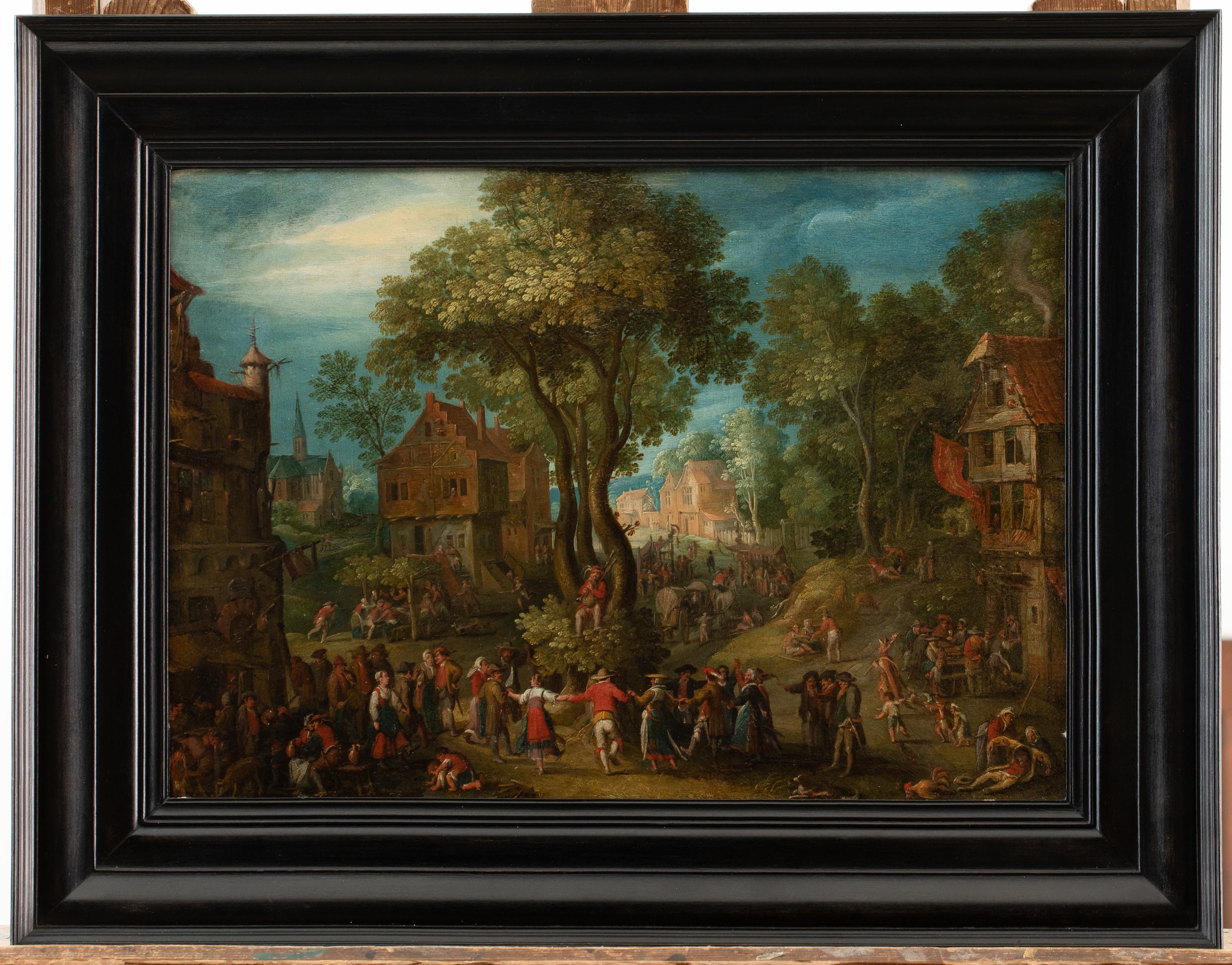 Artwork by Pieter van der Hulst, Peasant kermis, Made of Copper