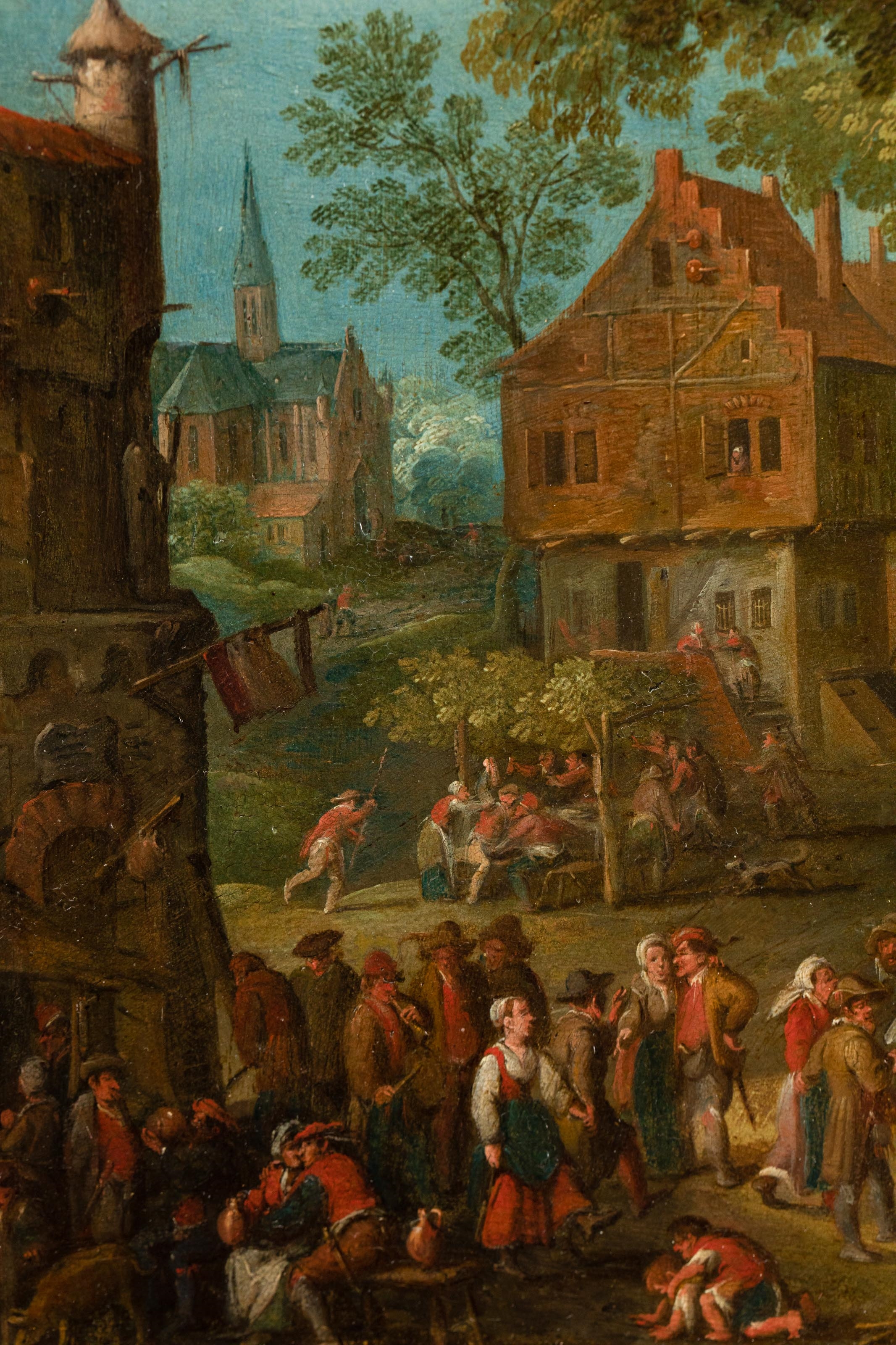 Artwork by Pieter van der Hulst, Peasant kermis, Made of Copper