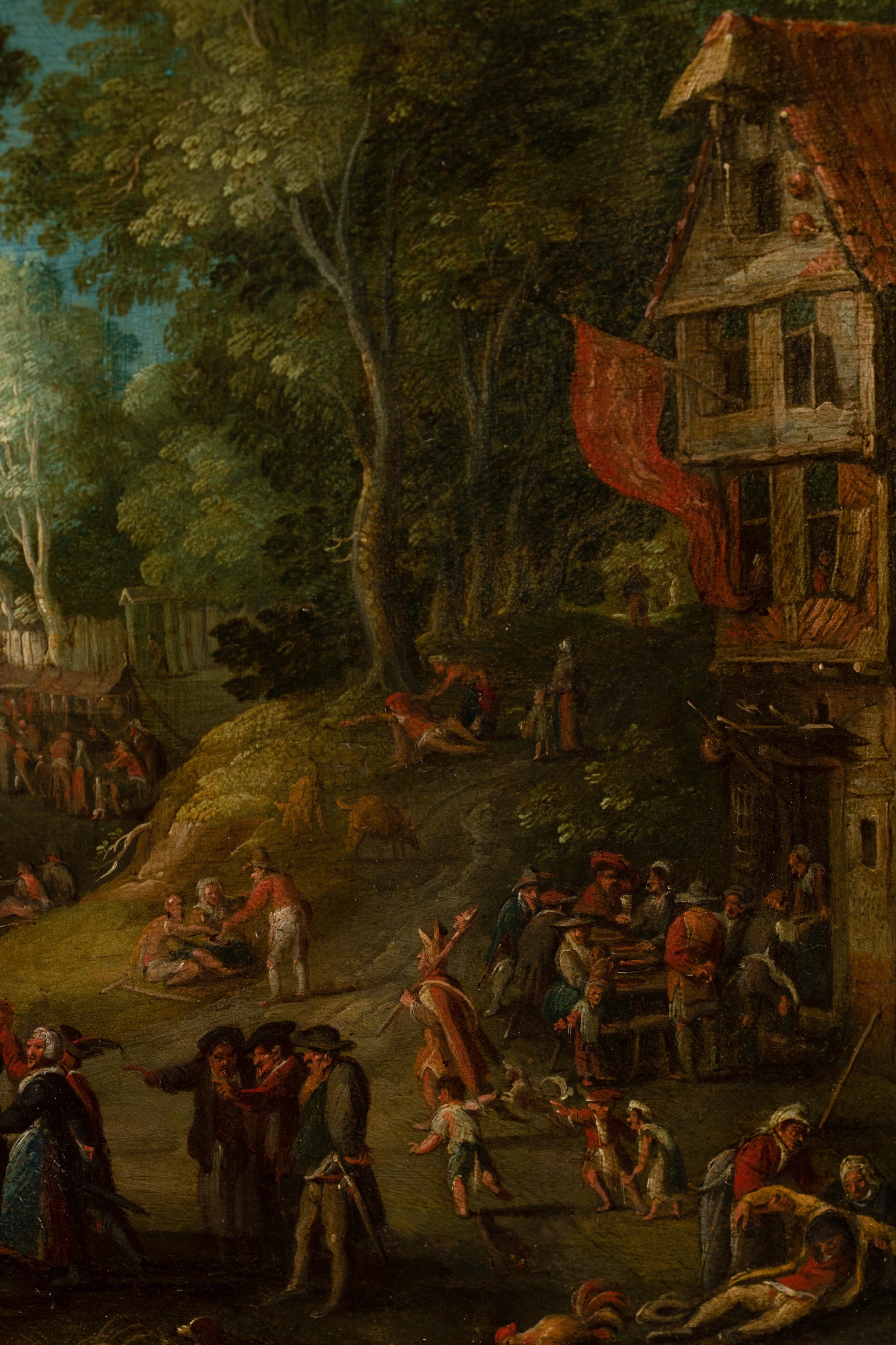 Artwork by Pieter van der Hulst, Peasant kermis, Made of Copper