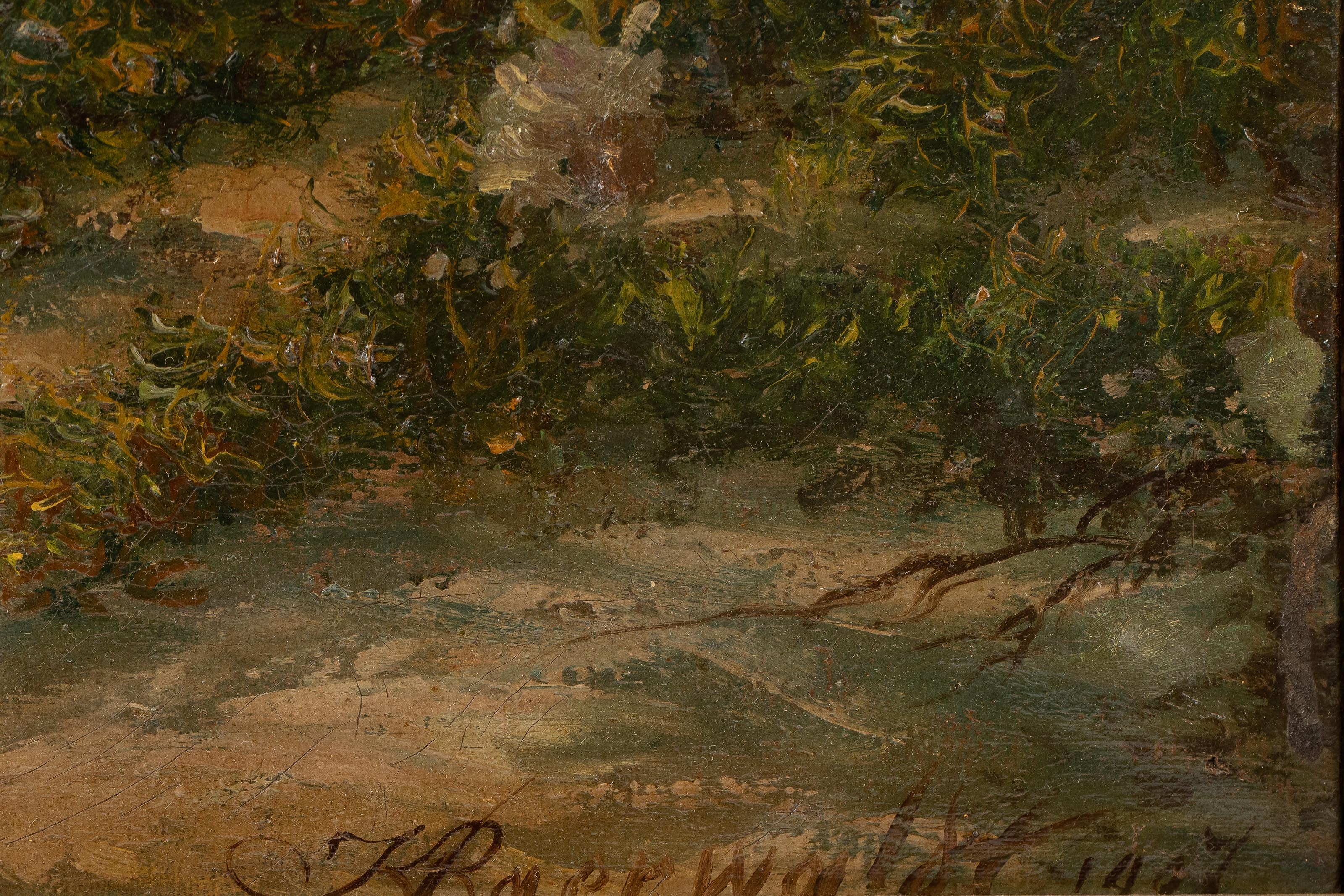 Artwork by Karel Baerwaldt, The pushcart, 1907, Made of Canvas