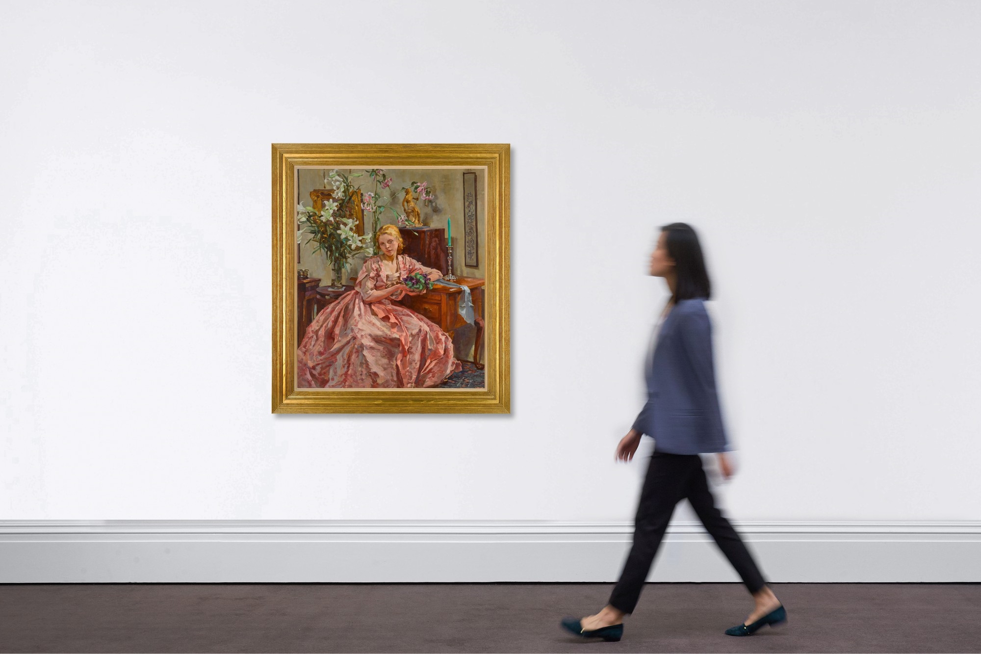 Artwork by Anna Airy, Young April, Made of oil on canvas