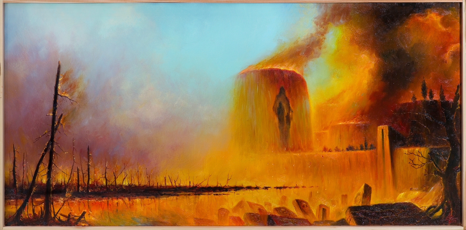 Artwork by Mariusz Lewandowski, BEZ NADZIEI, Made of oil, canvas