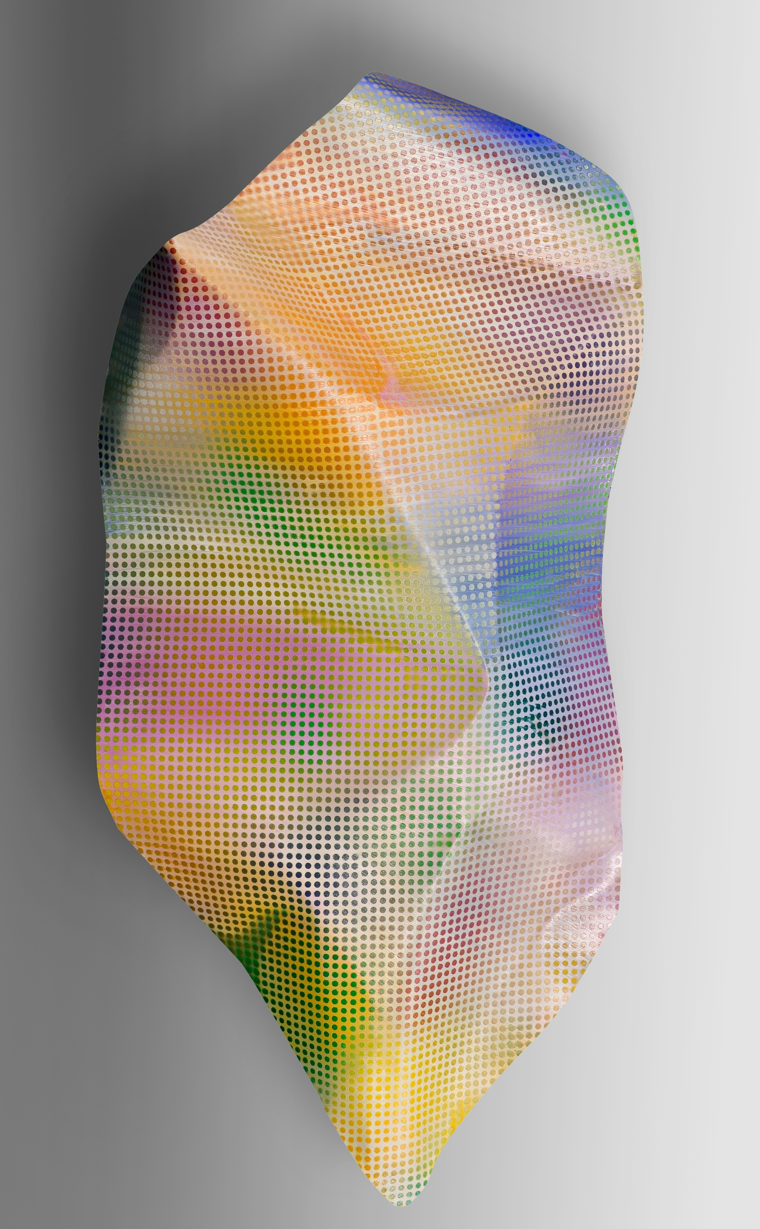 Artwork by Jerzy Zajaczkowski, Untitled, Made of oil, spray, aluminum