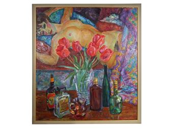 Still-life with an Amedeo Modigliani - Evgeniy Melnikov