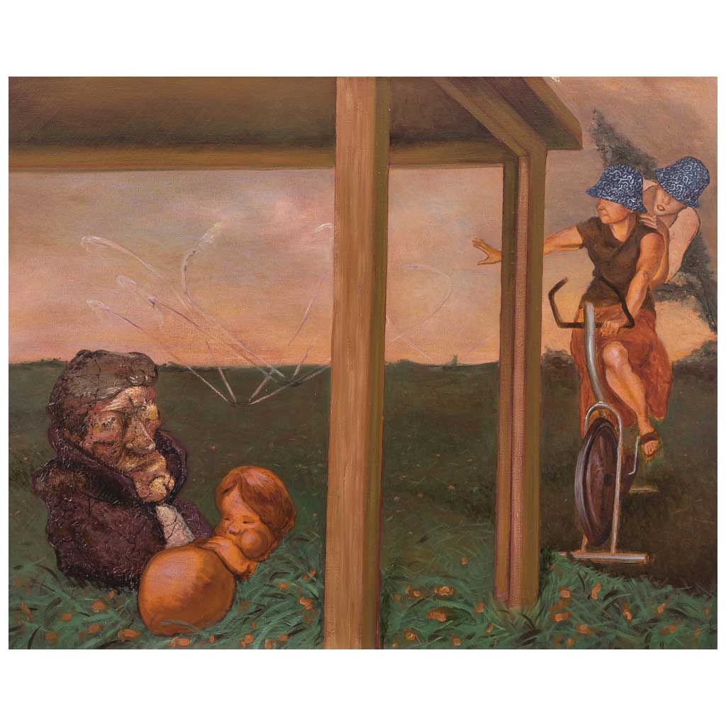 Artwork by Otto Cázares, Por el camino de Sweeney, Made of Oil on canvas