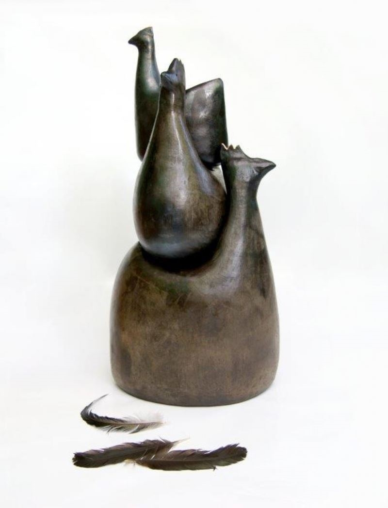 Artwork by Marzena Bigaj, Razem czy osobno, Made of Pottery