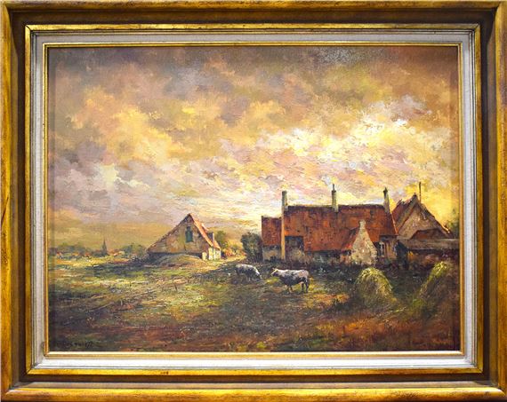 View of the farm by Robert Desmarets