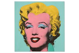 Christie's to Offer Andy Warhol's Legendary Shot Sage Blue Marilyn