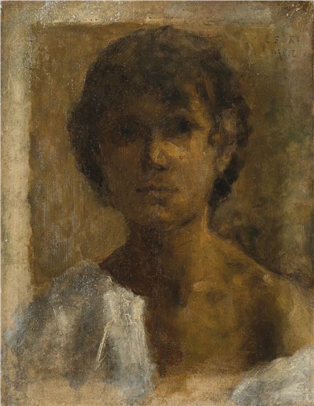 Charles Filiger | Portrait d'un jeune homme (1887) | MutualArt