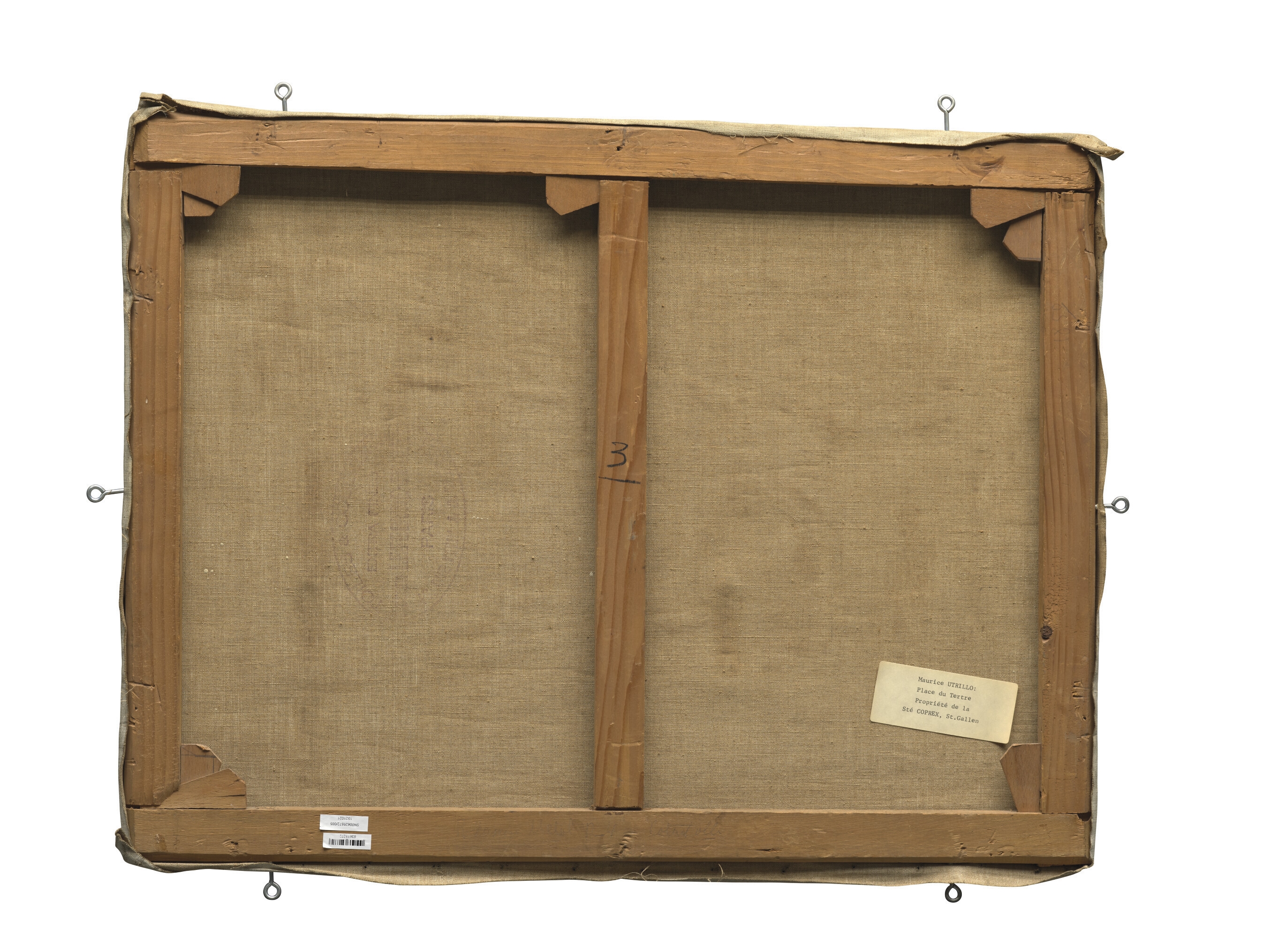 Artwork by Maurice Utrillo, La Place du Tertre à Montmartre, Made of oil on canvas