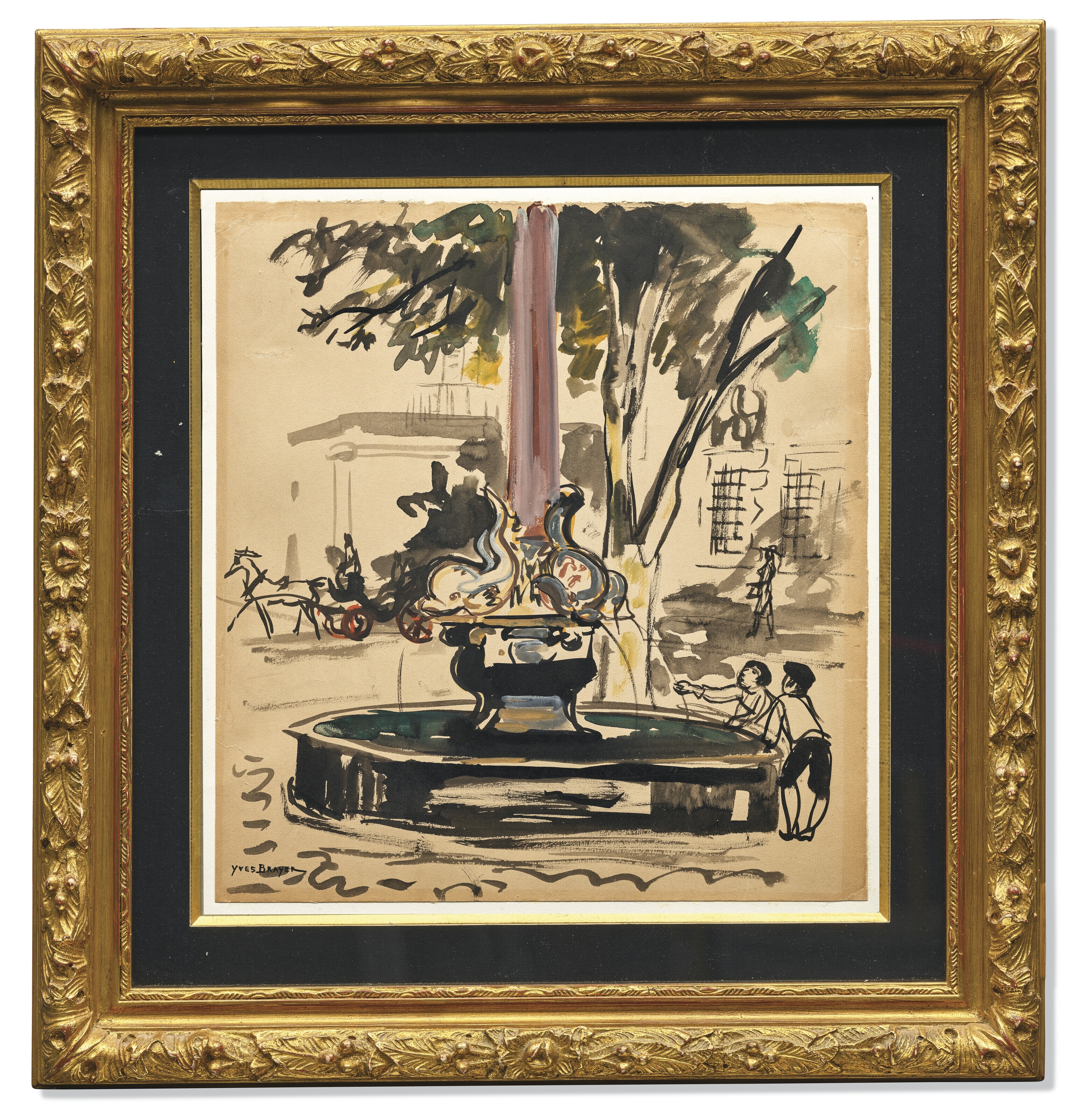 Louis de Fontaine, 4 Artworks at Auction