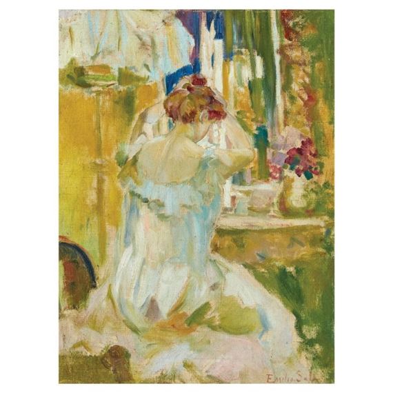 Mujer en el tocador by Emilio Sala y Francés