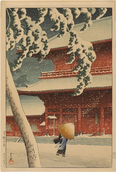 Taisho era (1912-1926), 1925 by Hasui Kawase, 1925