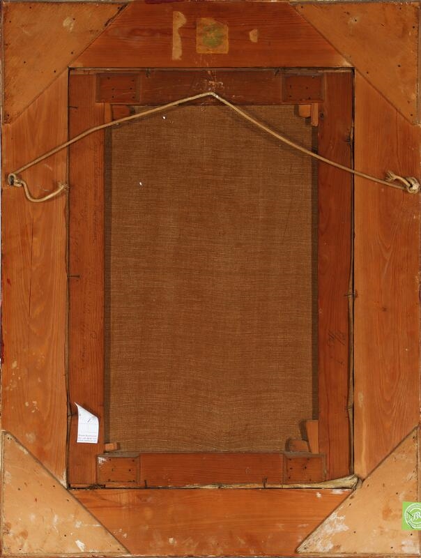 Artwork by Cilius Andersen, Corpus Dominus Procession i Gargnano ved Lago di Garda, Made of Oil on canvas