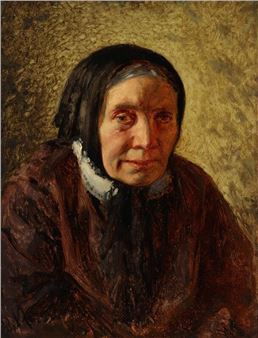 An elderly woman - Alexei Fedotovich Maximov
