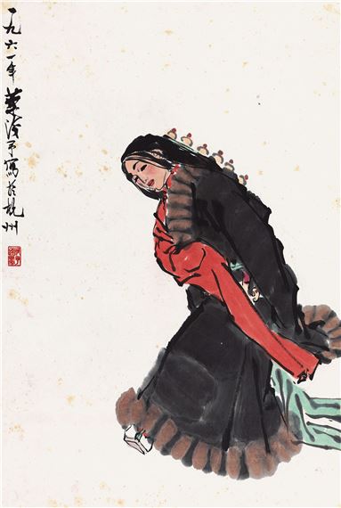 Tibet Dance by Ye Qianyu, 1961