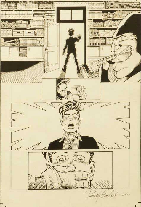 Artwork by Randy Emberlin, 'R.I.P.D', Made of pen and ink