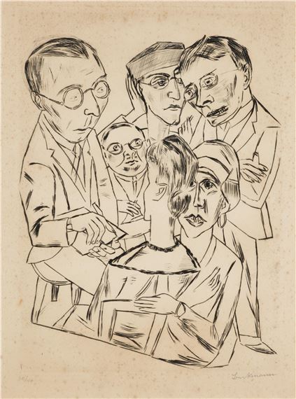 Der Zeichner in Gesellschaft