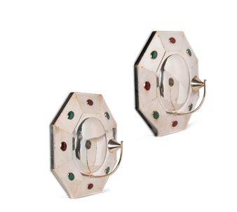 Octagonal sconces with sides - Roland Daraspe