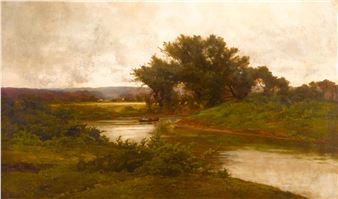 A day's outing on the river - Carl Adolf Rudolf Julius von Perbandt