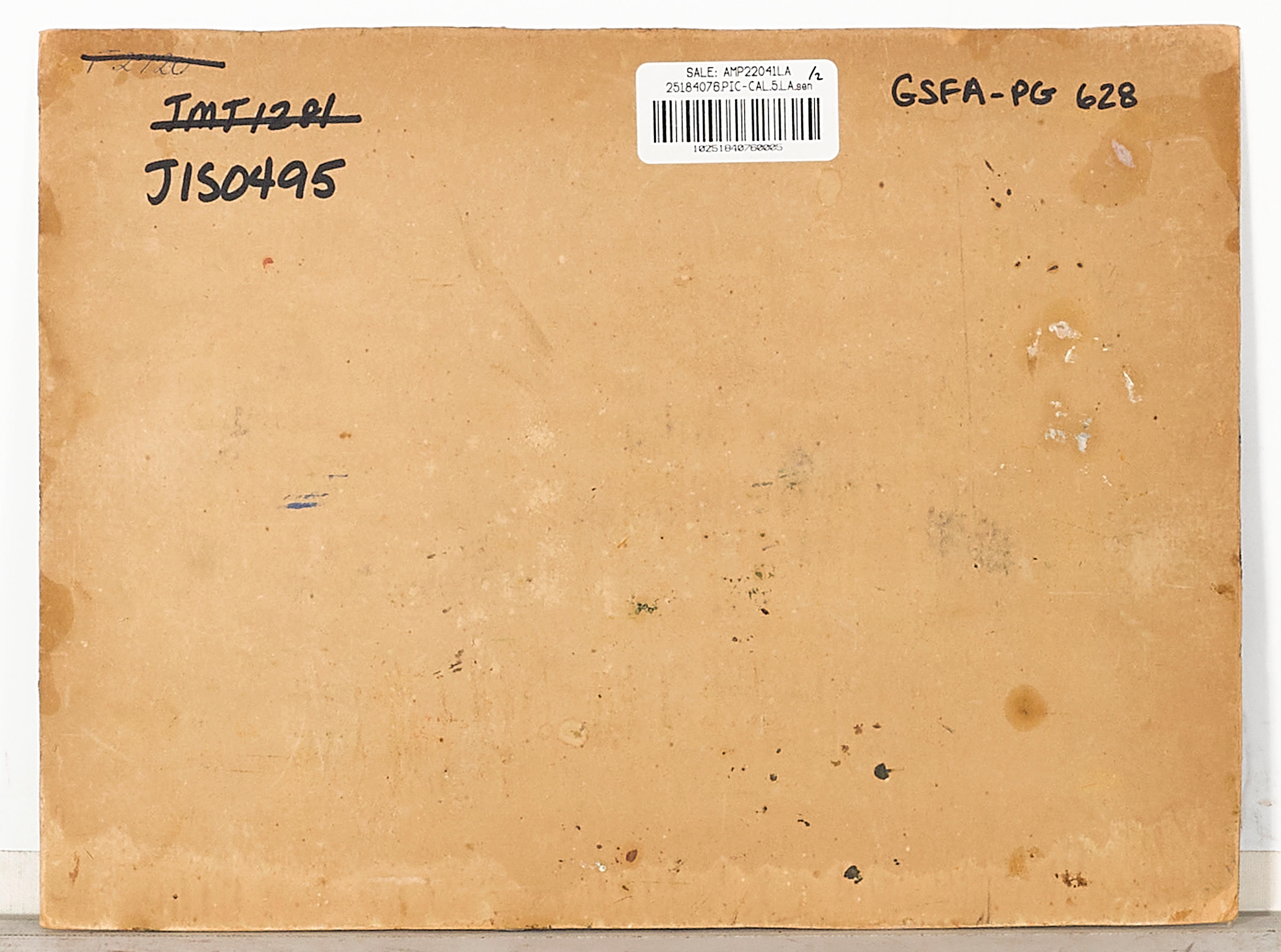 Artwork by Paul Grimm, Docked and Harbor Ship (a group of two), Made of oil on board