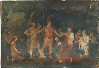 VETURIA E COLUMBIA CHE SUPPLICANO CORIOLANO - Giovanni De Min