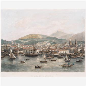 PANORAMA DO RIO DE JANEIRO. - Victor Frond