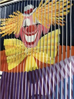 3-D clown accordian - M. Ben-chaim