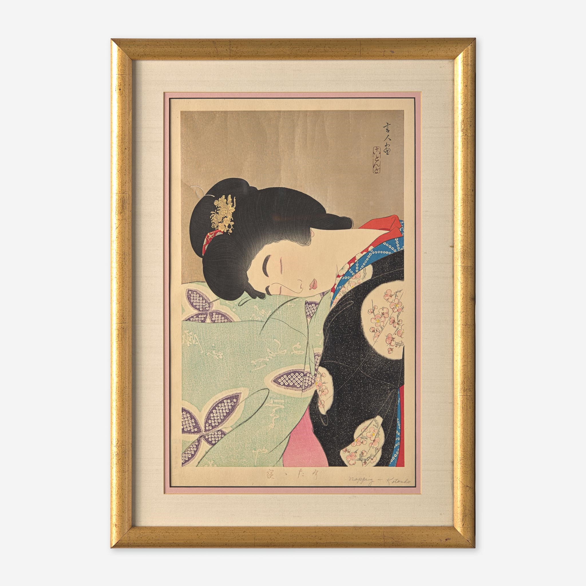 Torii Kotondo Kamisuki Combing The Hair 1933 Mutualart