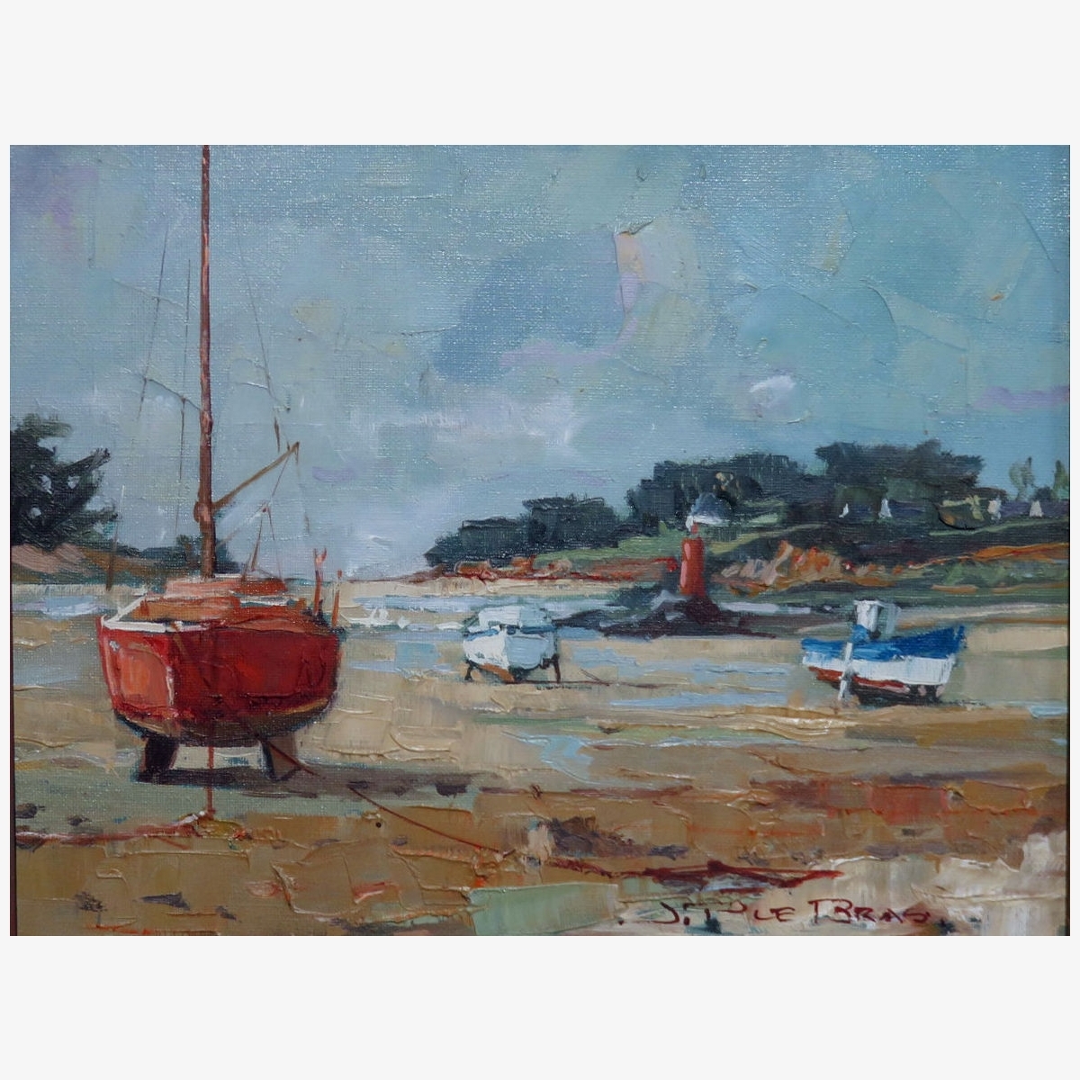 CANEVAS FINI L'HOMME A La Pipe 45x35cm EUR 12,00 - FR