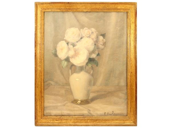 Artwork by Madeleine Renaud, Three paintings, Made of watercolor on paper