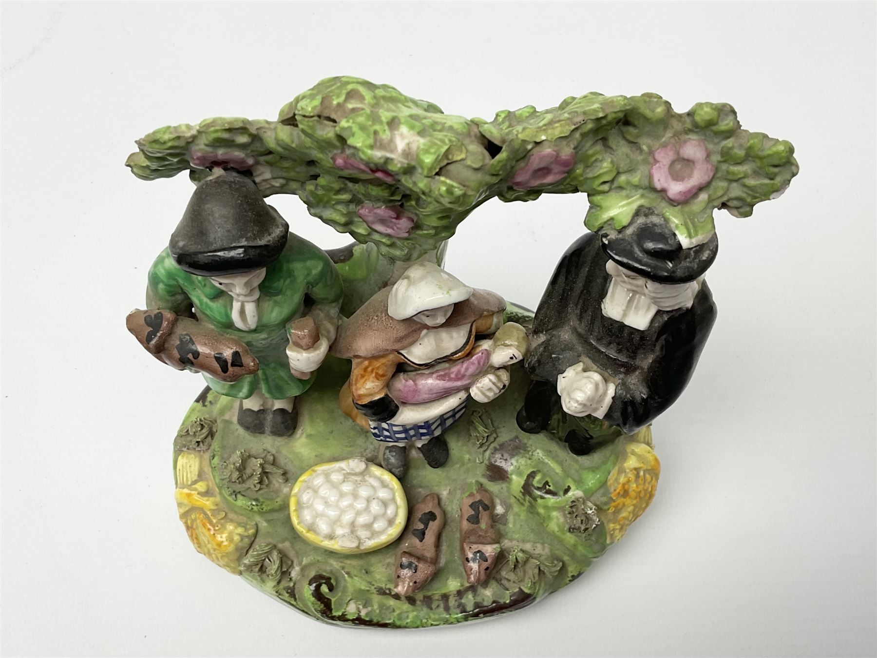 Staffordshire | Two early 19th century Staffordshire figure 'Tithe Pig ...