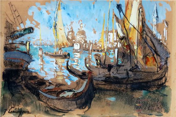 Venice by Adrien Jean Le Mayeur de Merprés