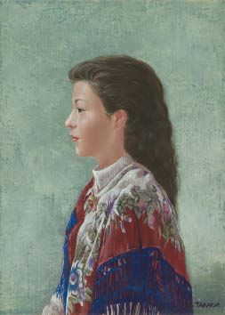 Shawl with Flower pattern by Akiyoshi Takada, 1982
