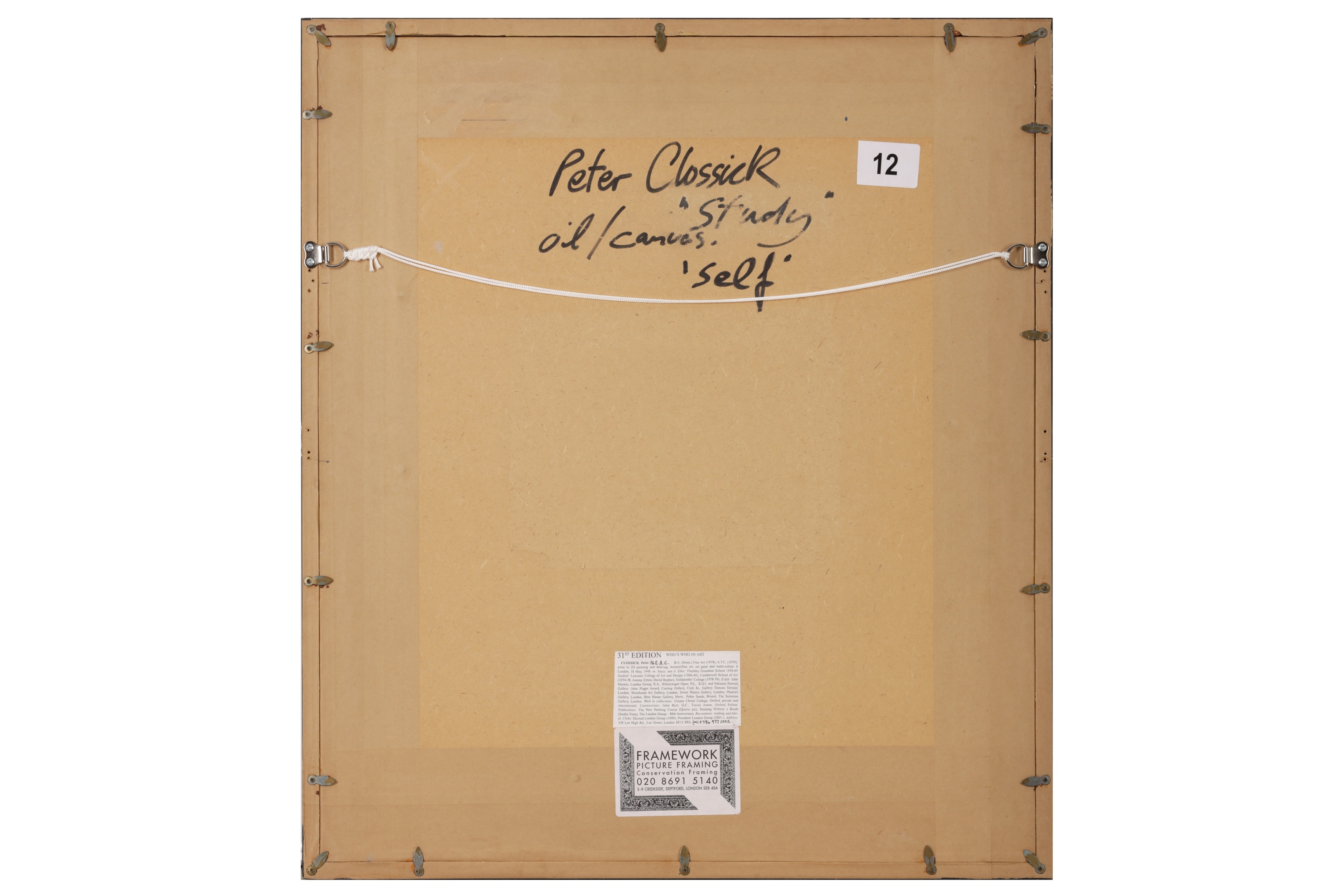 Peter Clossick | Self Portrait | MutualArt