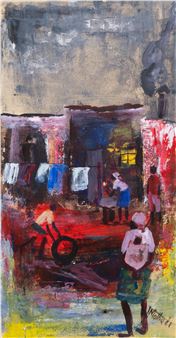 Untitled - Street Scene - Thabo Gregory Mothudi