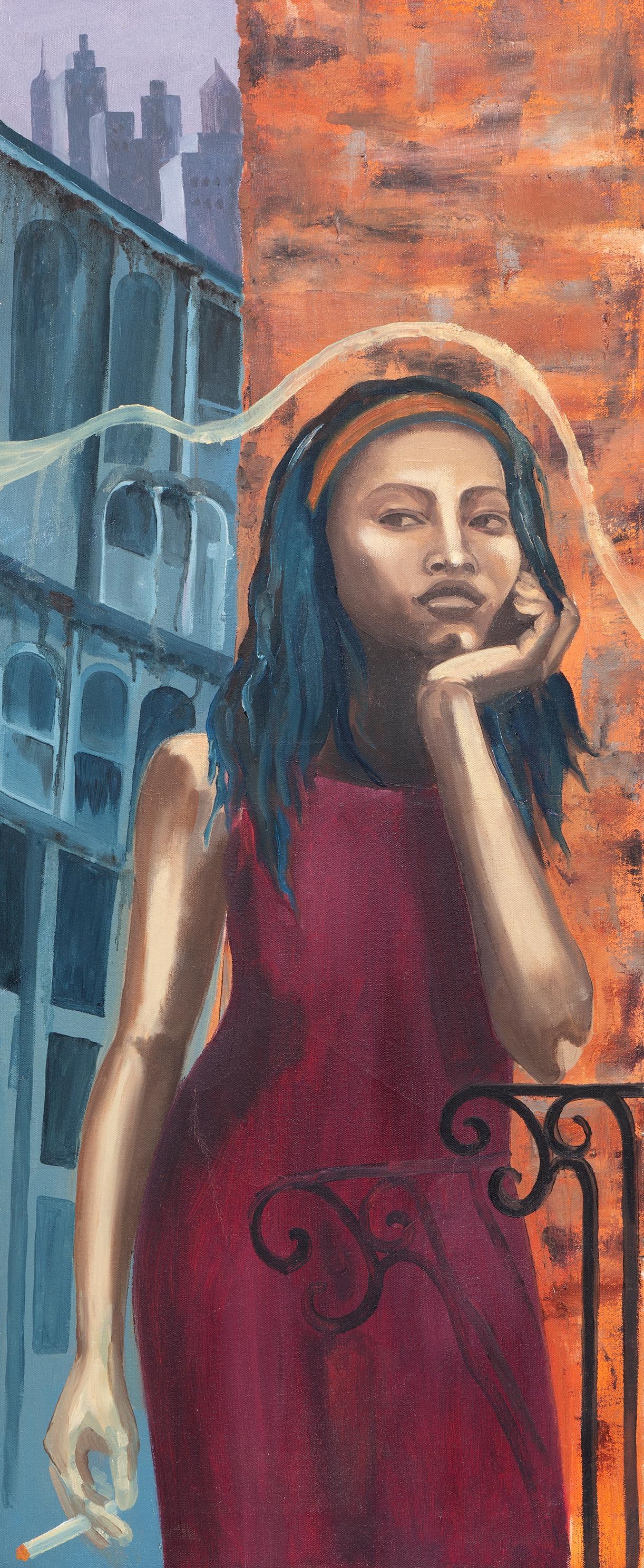 Artwork by Catto Houghton, Untitled - Young Woman, Made of Oil on canvas