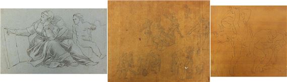 Sir George Hayter | Figures with bulls and mother with child | MutualArt