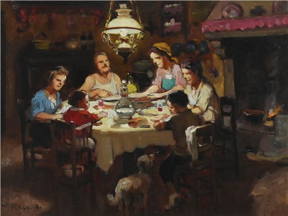 Scena famigliare by Cafiero Filippelli