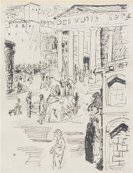 Untitled - From La Vie de Sainte Monique by Pierre Bonnard, 1930